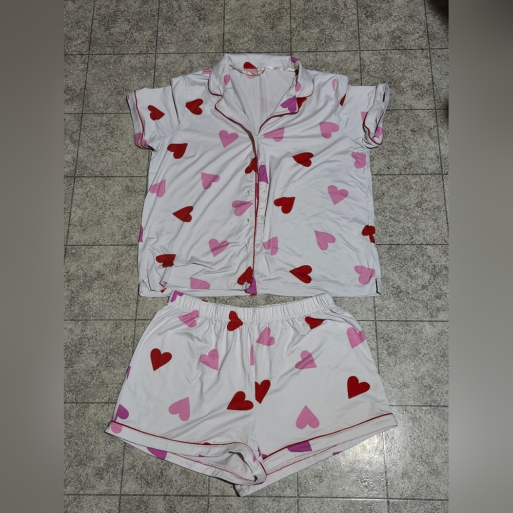 Joe Fresh Heart Pajama Set